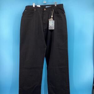 Raw blue jeans black